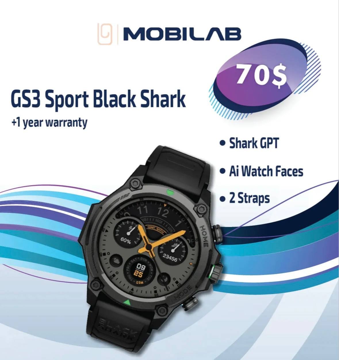 GS3 Sport Black Shark